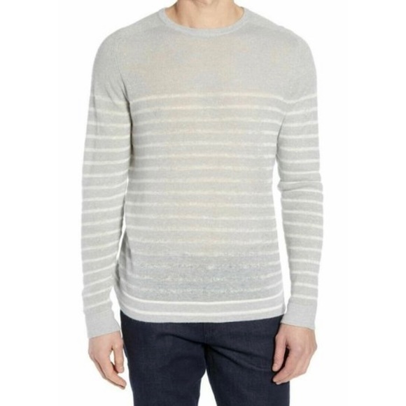Men’s Cashmere & Linen Sweater - Picture 1 of 6